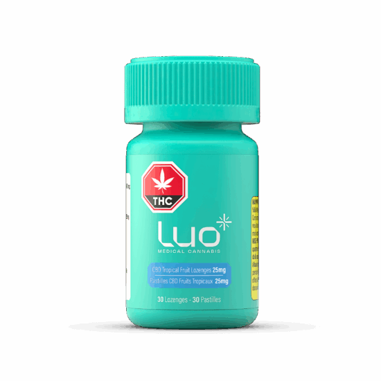 Luo CBD Tropical Fruit Lozenge 25 mg – new flavour
