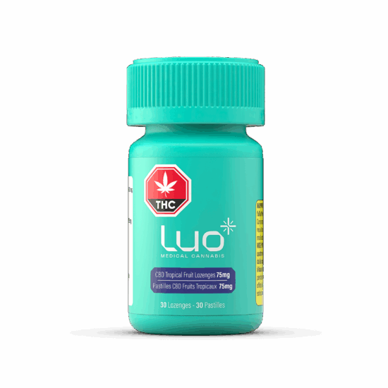 Luo CBD Tropical Fruit Lozenge 75 mg – new flavour